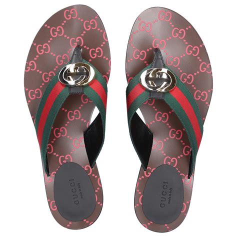 gucci flip flop girl|gucci inspired flip flops.